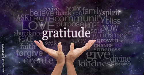 Canvas Print Infinite Gratitude
