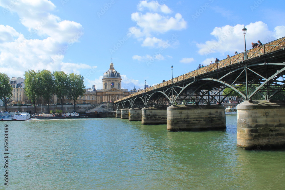 Pont des Arts à Paris, France