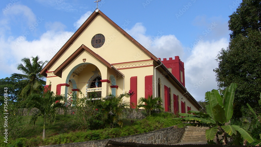Fototapeta premium SEYCHELLES - EGLISE