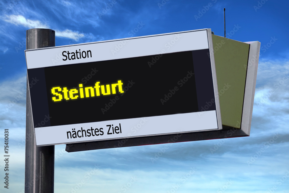 Anzeigetafel 6 - Steinfurt