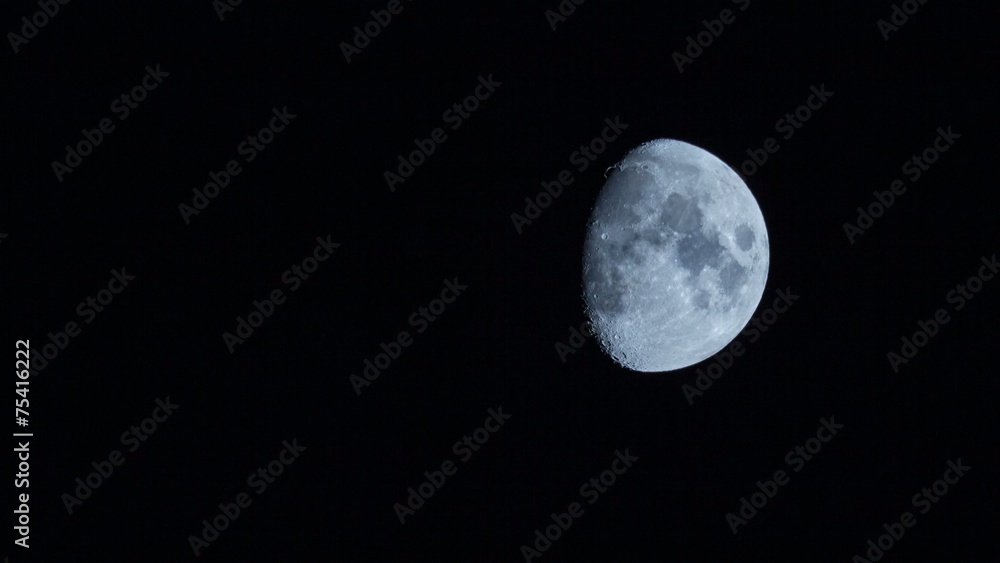 gibbous moon passing by horizontally. 4k UHD Timelapse gibbous moon passing by horizontally. 4k UHD Timelapse