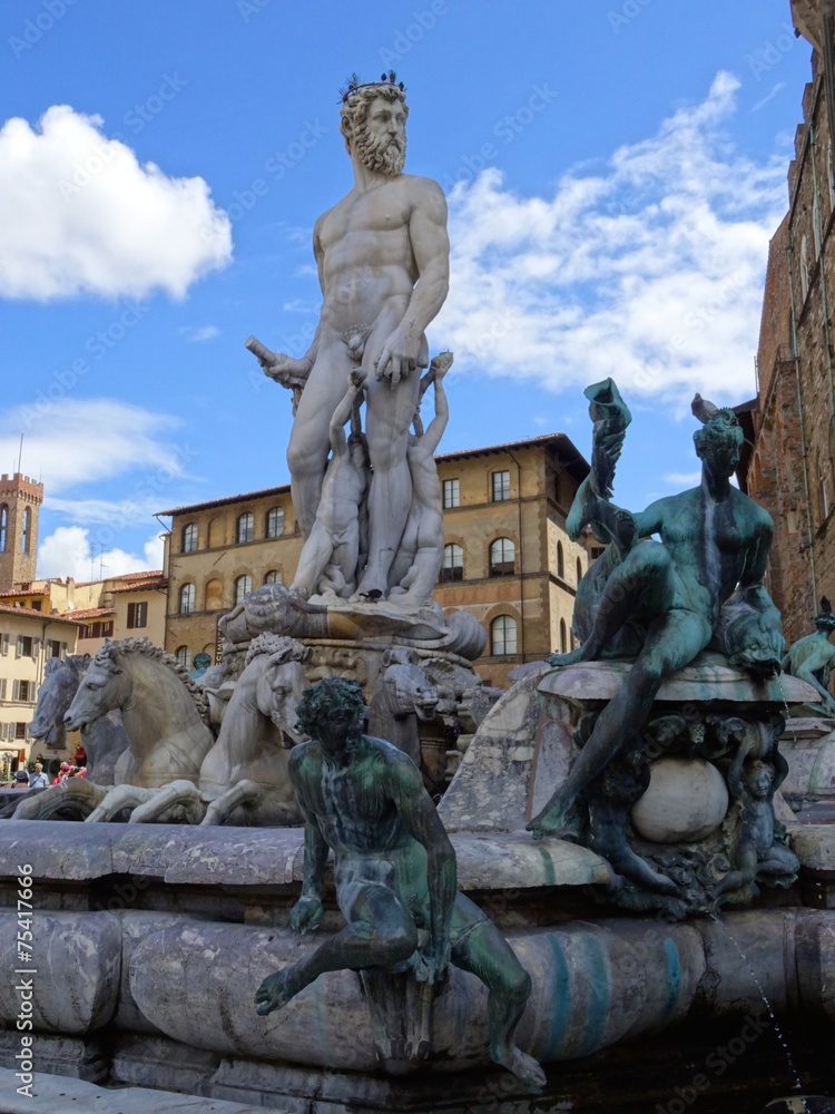 Fontaine de Neptune - Florence - Italie