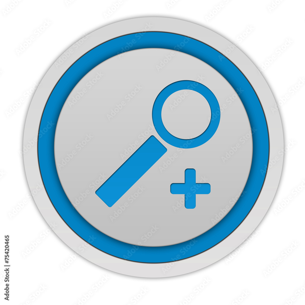 search circular icon on white background search circular icon on white background