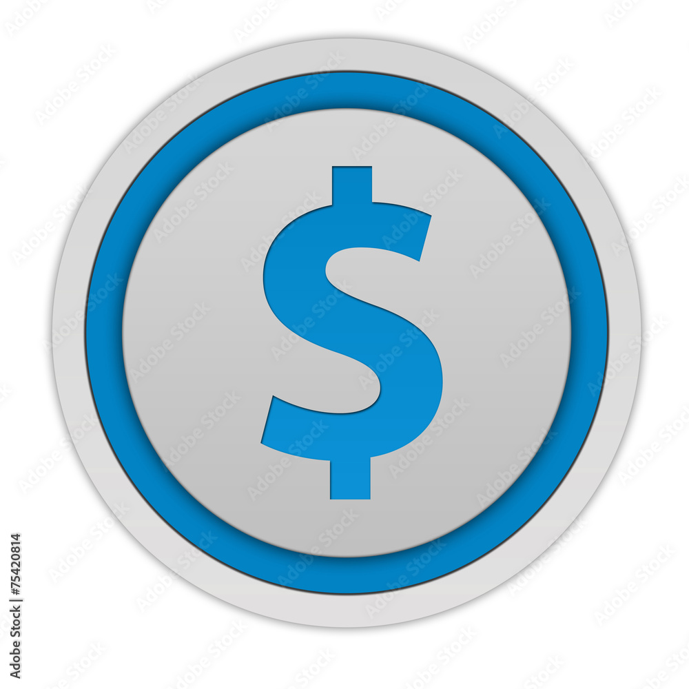 money circular icon on white background money circular icon on white background