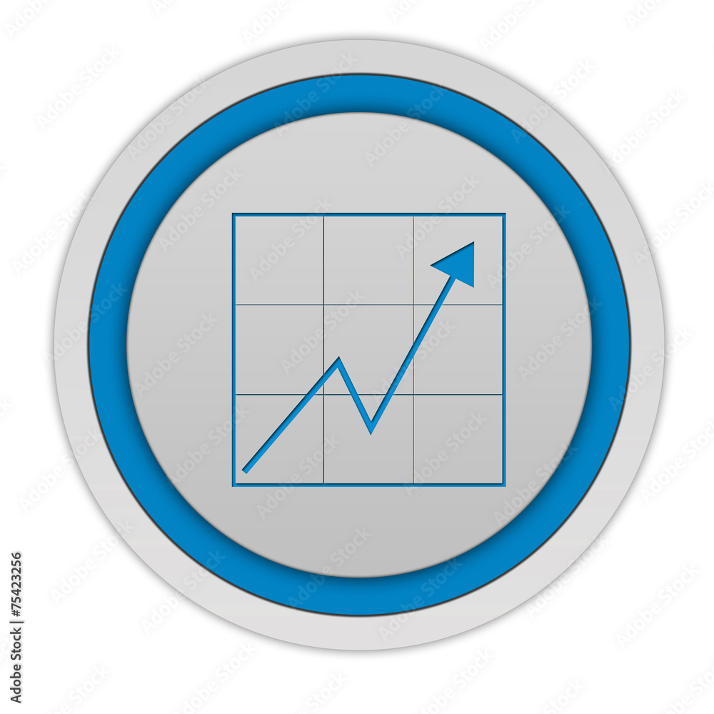 Data analysis circular icon on white background Data analysis circular icon on white background