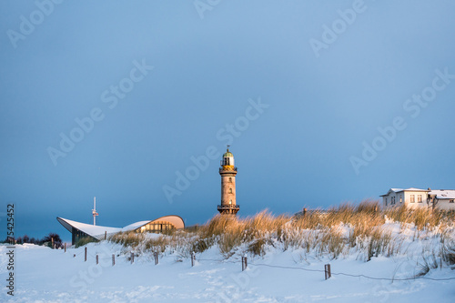 Winter in Warnemünde photo