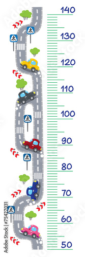 Road meter wall