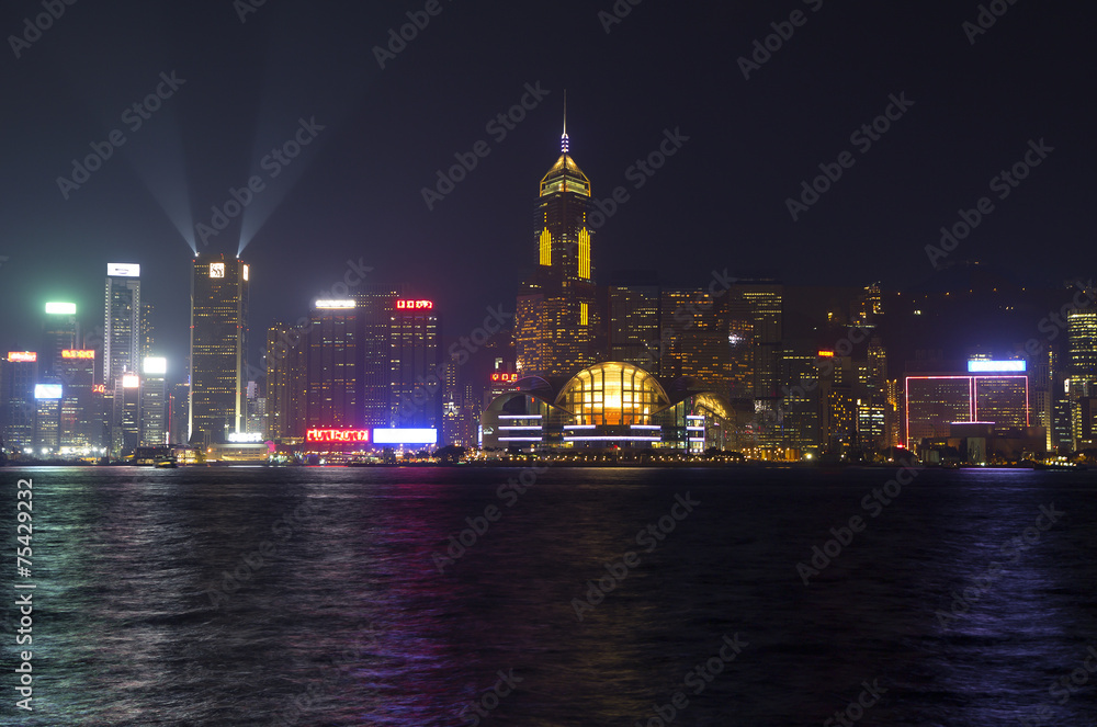 Гонконг. Свето-звуковое шоу «Симфония огней»