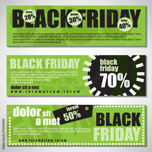 Black Friday Flyer Template - Vector Illustration, Graphic Design, Editable For Your Design