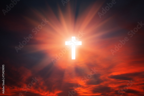 Photography Cross in sky