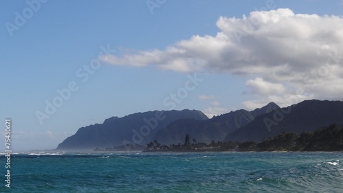 Coastline of Kauai, Napali Coast.