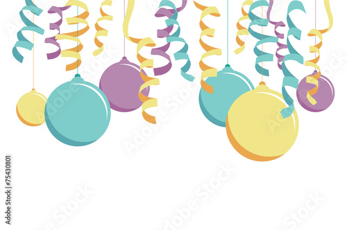 colourful balloon background banner