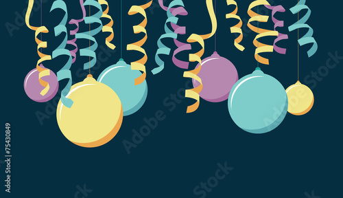colourful balloon background banner