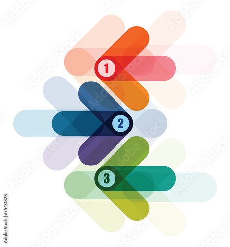 number arrow background