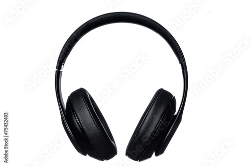 Black studio wireless headphones