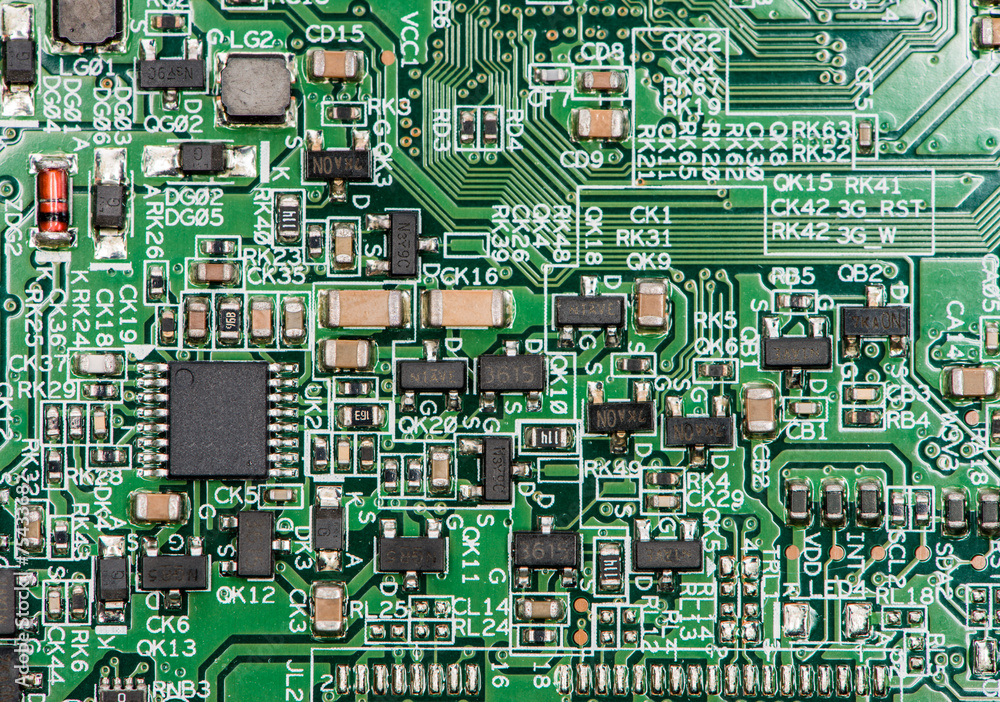 Circuit Board (close-up shot) Circuit Board (close-up shot)