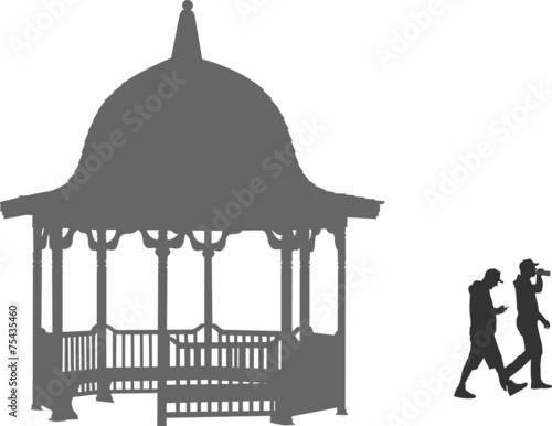 Fellas near the Gazebo