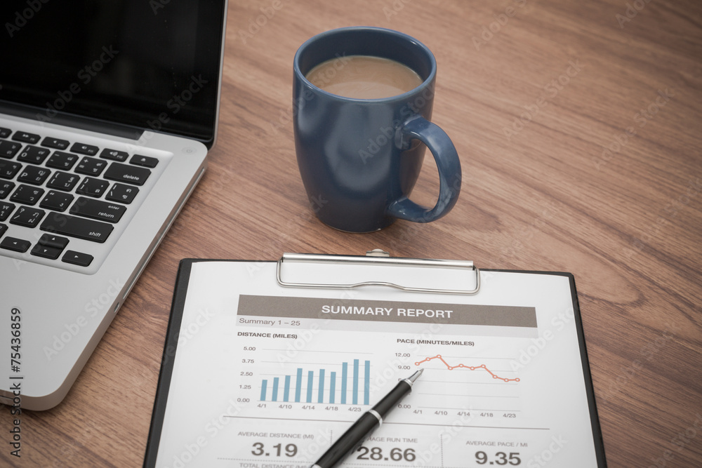 Showing business and financial report. Accounting Showing business and financial report. Accounting