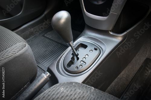 Automatic transmission gear shift.