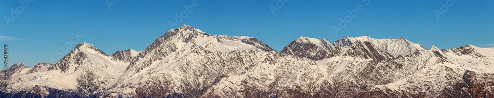 panorama of the peaks