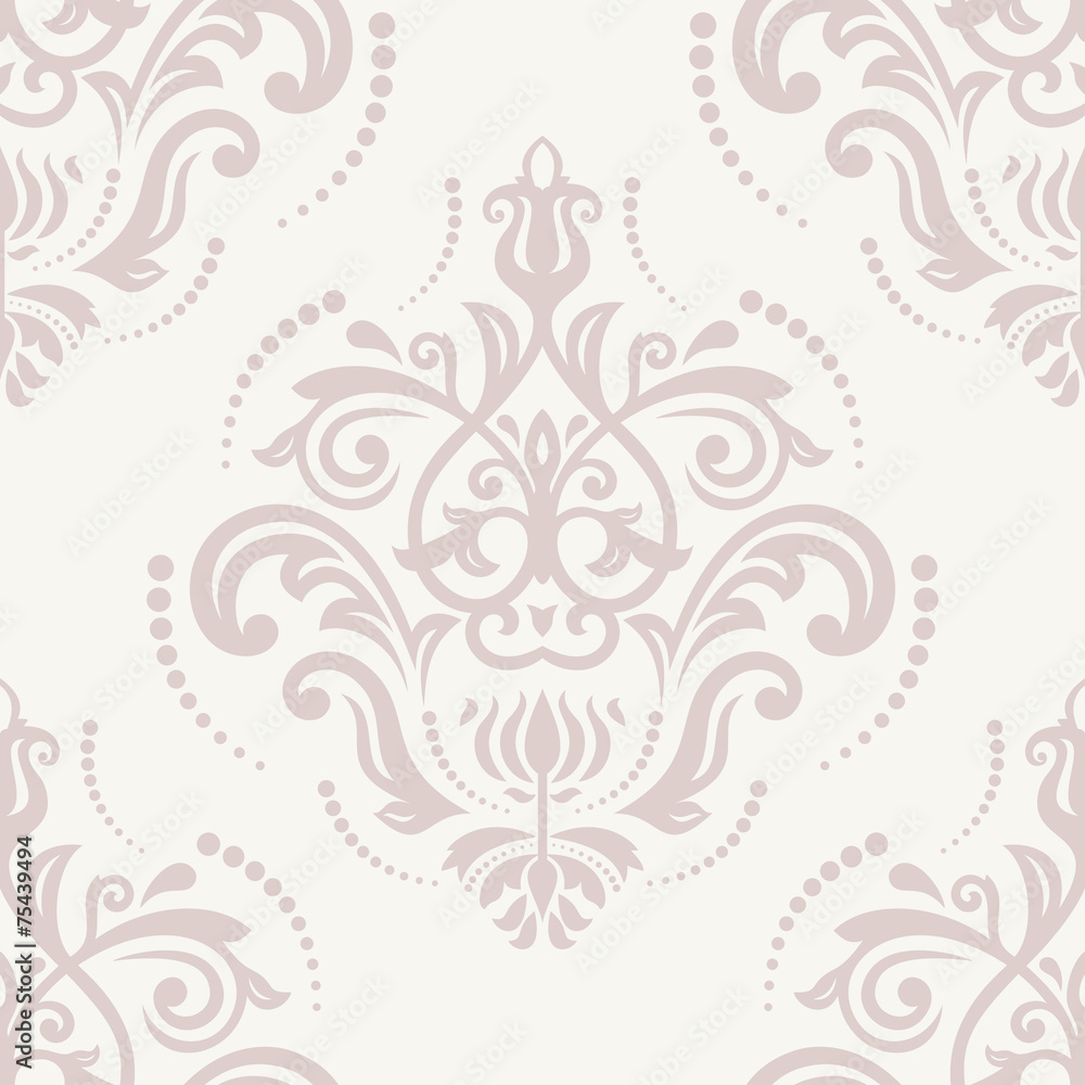 Orient Seamless  Pattern. Abstract Background