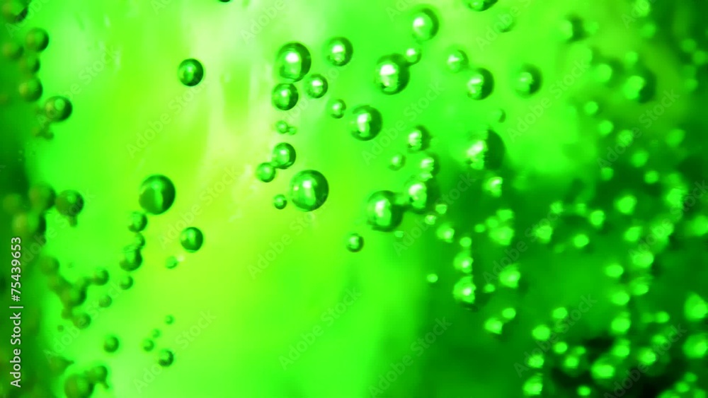 Blur and soft focus of texture Bubbles in soft drinks Blur and soft focus of texture Bubbles in soft drinks