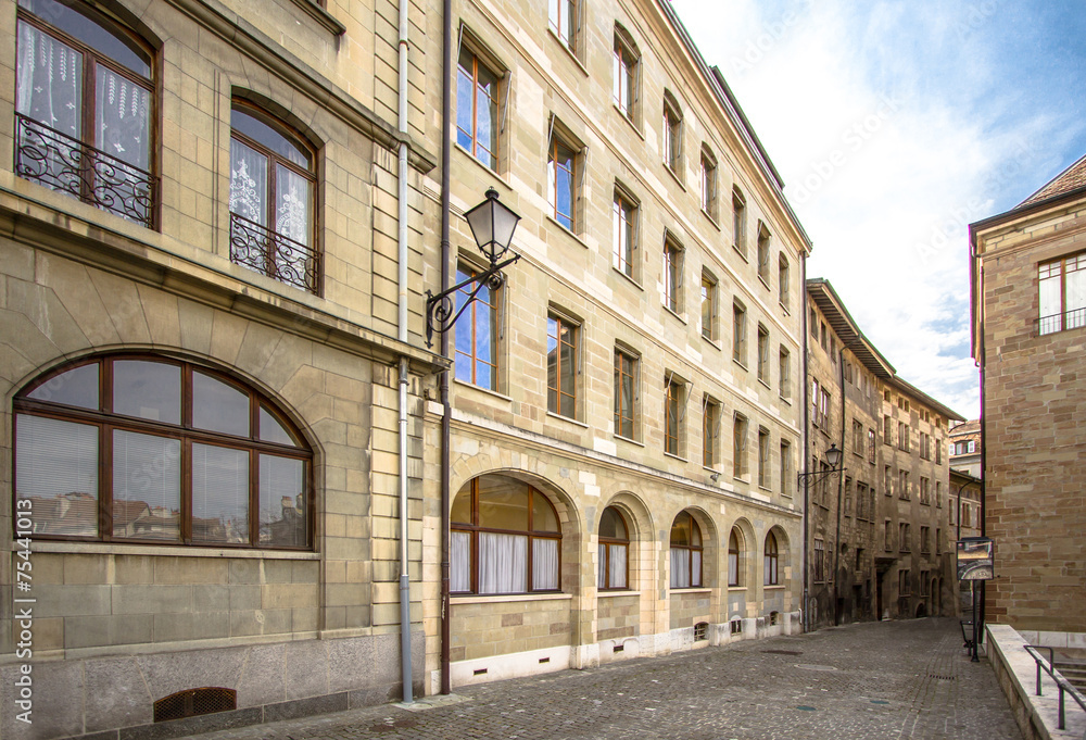 City center of Geneva, Switzerland