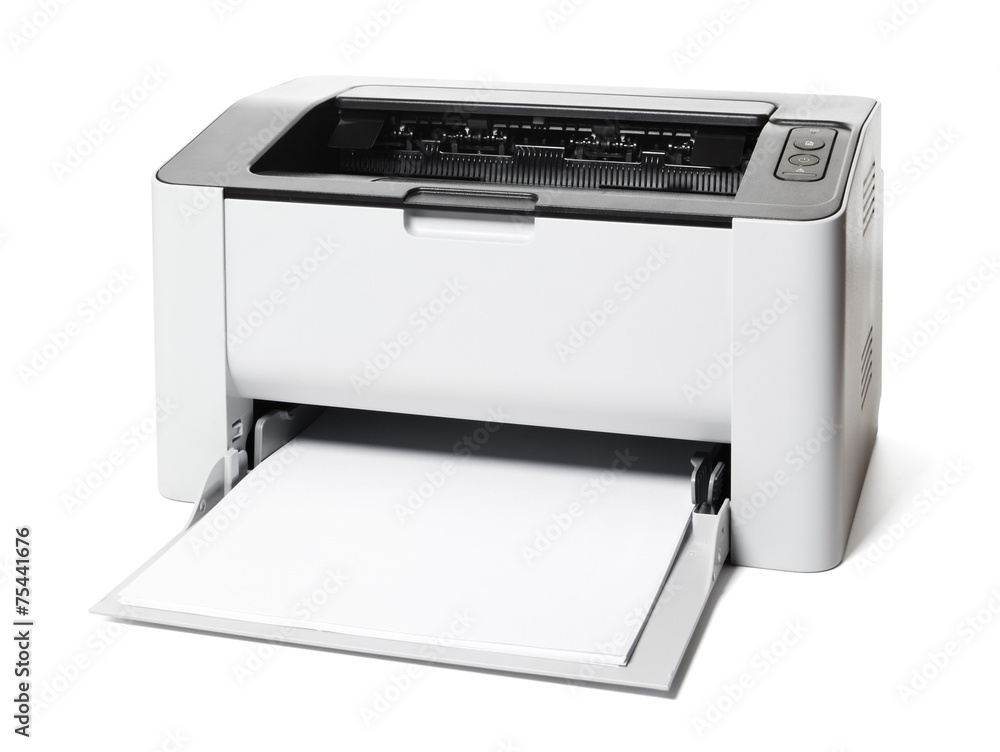 Laser Printer isolated Laser Printer isolated