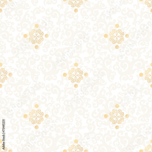 Gold ornament in east style.