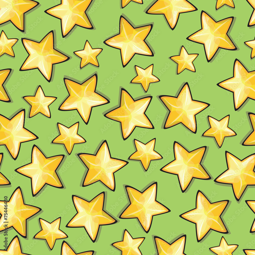 Seamless pattern with cartoon stars Seamless pattern with cartoon stars