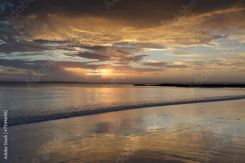 Sunset colours and tranquil waters Cabbage Tree Beach