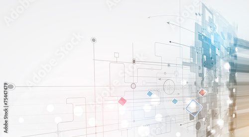 abstract technology background Business & development direction