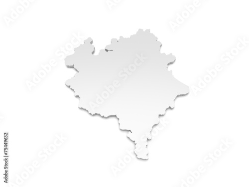 3D Karte Landkreis Vogtland