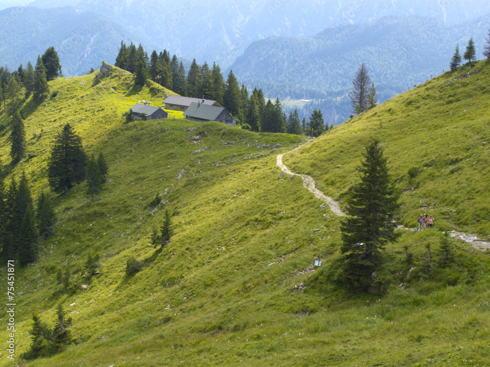 Alm und Berghütte in Bayern
