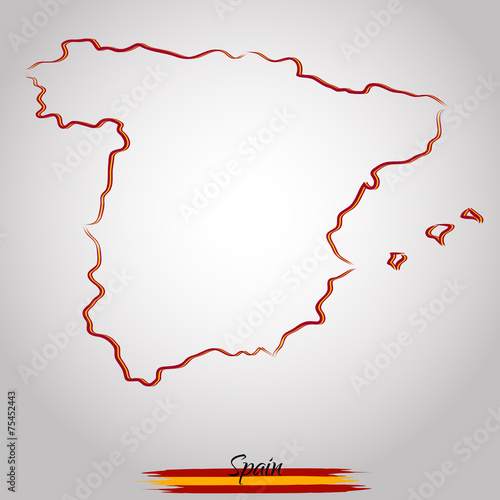 map of Spain