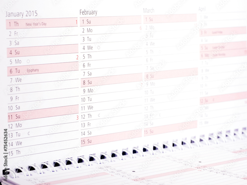 Terminplaner für 2015 Fokus Februar Terminplaner für 2015 Fokus Februar