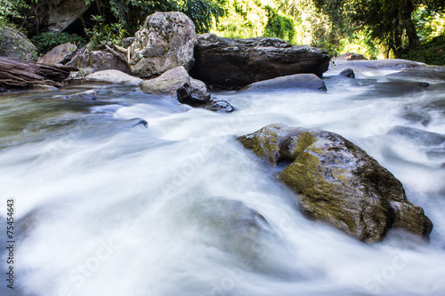 Wachirathan waterfall, Doi Inthanon National Park in Chiang Mai,
