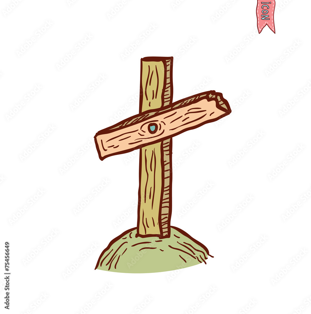 Tombstone halloween icon. vector illustration. Tombstone halloween icon. vector illustration.