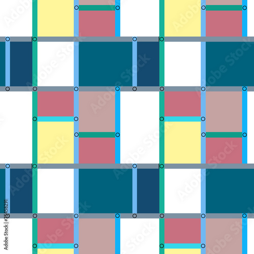 Abstract modern squares seamless pattern texture background © fuzzyfox