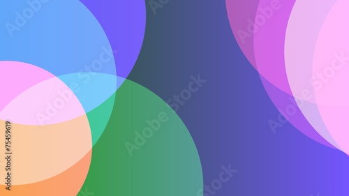 Wallpaper Mural Colored background with circles. Vector. 5 Torontodigital.ca