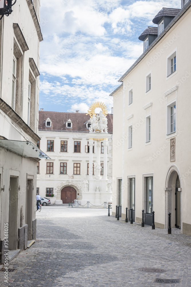 square in Stein-Krems.Austria