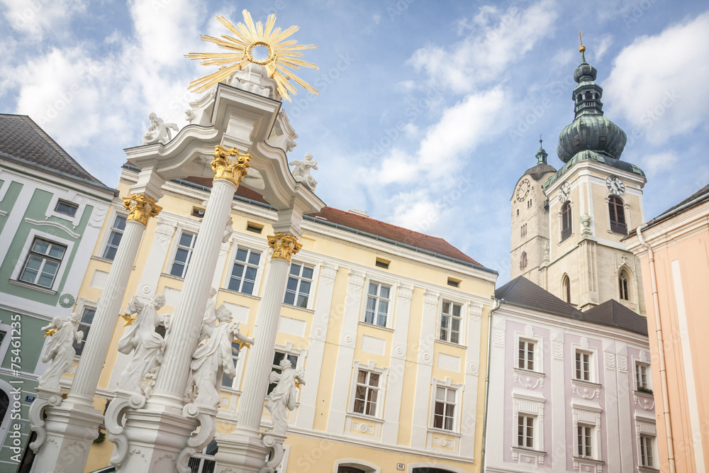 Obraz premium square in Stein-Krems.Austria