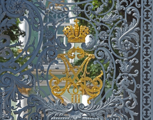 Gilded emblem of Imperial Russia, Saint Petersburg