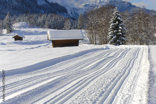 Wallpaper Mural Winterlandschaft in Bayern Torontodigital.ca