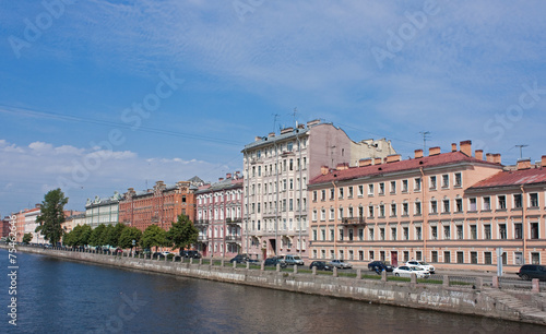 Fontanka River, Saint Petersburg, Russia