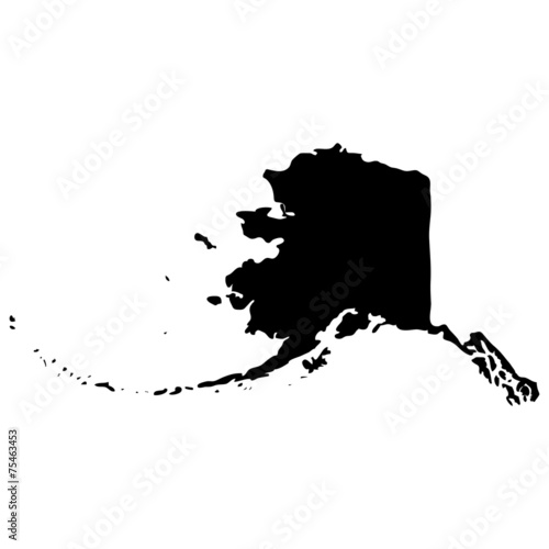 Map of the U.S. state of Alaska
