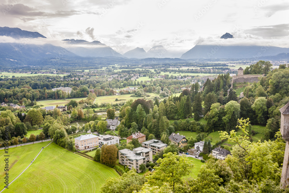 Salzburg areal view Salzburg areal view