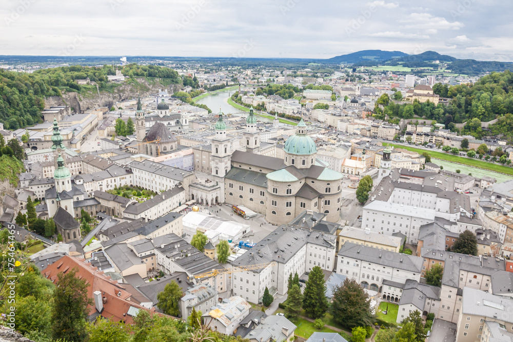 Salzburg areal view