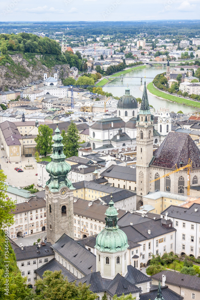 Salzburg areal view