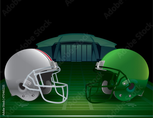 American Football Championship Illustration photo